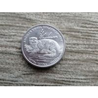 Werty71 Приднестровье (ПМР) 1 рубль 2018 Красная книга Приднестровья Выдра