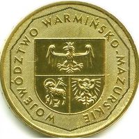 Польша 2 злотых, 2005 Варминско-Мазурское воеводство UNC
