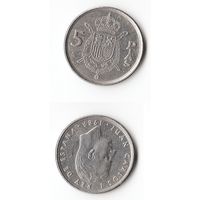 5 песет Испания 1989 года