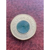 Австралия 1 доллар Пожертвования 2020 г