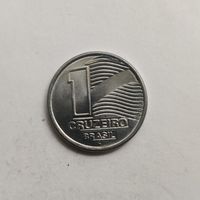 Бразилия 1 крузейро 1990 г.