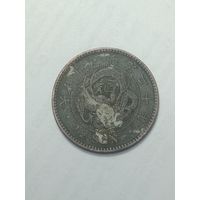 Япония 1/2 сен 1887 года .