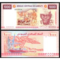 Джибути 1000 франков 2005 г. (42a(2), UNC) [Выпуск 2021 г.] Джибути 1 000 франков 2005 г.
