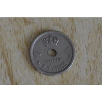 Норвегия 25 эре 1949 с 1 руб