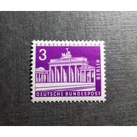Марка Западный Берлин 1963 год Бранденбургские ворота