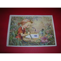 Сказки Золотой ключик Владимирский 1955 год ИЗОГИЗ чистая Марка