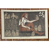 Нодгельд 25 пфеннигов 1921 год. Брауншвейг. Веймарская республика