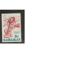 Багамы-1976 (Мих.398) , **,  Спорт, , Велоспорт ,Велосипеды