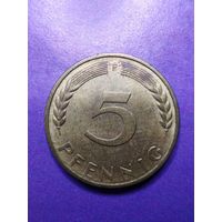 Германия ФРГ 5 пфеннингов 1969 F