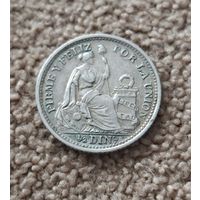 Перу 1/2 динеро, 1910