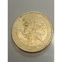 Литва 10 центов  2015 года .