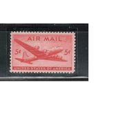 США-1946, (Мих.549),  ** , Авиапочта, Самолет, Дуглас (одиночка)
