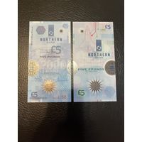 Северная Ирландия - 5 фунтов 2000 Миллениум  Р-203a UNC полимер