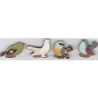 Птицы: чубатый голубь, иволга, ремез и жулан.