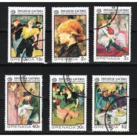 Гренада 1976, Картины, 75 лет смерти Тулуз-Лотрека, Mi 1,56, Г024