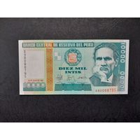 10000 инти 1988 года. Перу. UNC. Распродажа