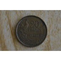 Франция 20 сантимов 1950