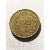 Турция 100 лир 1990