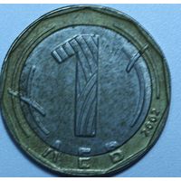 Болгария, 1 лев, 2002 год