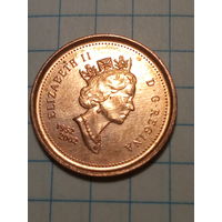 1 цент  Канада 2002  год.