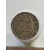 1 песета Испания 1953 года в звезде 1956? лот 45