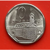 49-10 Куба 10 сентаво 2016 г. Единственное предложение монеты данного года на АУ