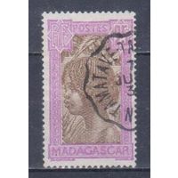 [1993] Французские колонии. Мадагаскар 1930. Культура и быт.Женская прическа.25с. Гашеная марка.