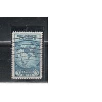 США-1933, (Скотт.733), гаш.   ,  Антарктическая экспедиция, Карта(одиночка)