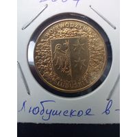 2 злотых 2004 Любушское воеводство