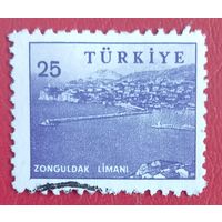 Турция, 1954 г., стандартный выпуск, порт Зонгулдак