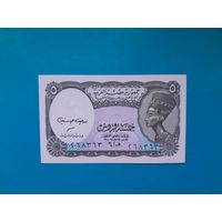 5 пиастров 2002 года. Египет. UNC. Распродажа.