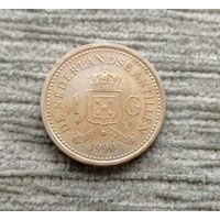 Werty71 Нидерландские Антильские острова 1 гульден 1990 Антилы