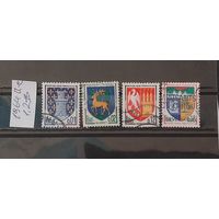 РАСПРОДАЖА ФРАНЦИЯ 1964г. Полная серия. Гаш.