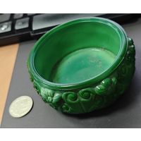 Малахитовая шкатулка. Чехословакия, Богемия, 50-60 гг