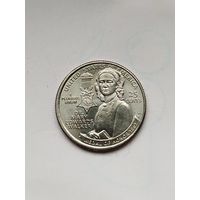 25 центов США. Женщины Америки. Мэри Эдвардс Уолкер. 2024 год.