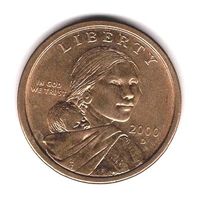 1 доллар 2000(D) года США. Доллар Сакагавеи