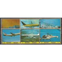 Манама. История авиации. 1972г. St#1286-91. Серия.