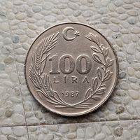 100 лир 1987 года. Турция. Турецкая республика.
