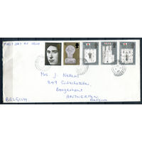 Великобритания - 1969г. - архитектура - 1 конверт - полная серия [Mi 522-526]. #3-GB-95-CP-21