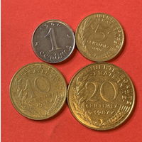 Франция 4 монеты