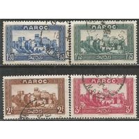 Французское Марокко. Касба(крепость) Таурирт. 1933г. Mi#110-13.