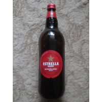Бутылка от пива N 1 в Барселоне ,,Estrella Damm"1л.