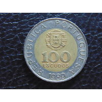 Португалия 100 эскудо, 1989 г.
