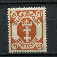 Вольный город Данциг - 1922 - Герб 20М - [Mi.111] - 1 марка. MH.  (Лот 68EF)-T7P10