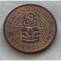 Новая Зеландия 1/2 пенни 1961 Елизавета II