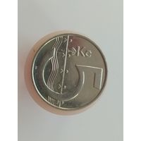 5 кроны Чехия 1995 год  лот 44