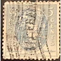 США 1937. 350 летие первого путешествия на остров Роанок о основании колонии