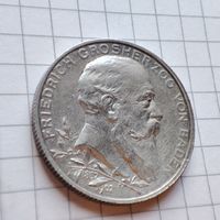 Баден 2 марки 1902 года.