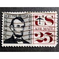 Марка США 1960 год Линкольн