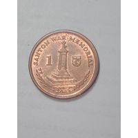 Остров Мэн 1 пенни 2011 года . АА